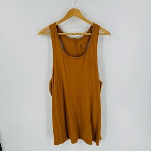 Free People Movement Racerback Tank Top Scoop Neck Sleeveless Brown Size M